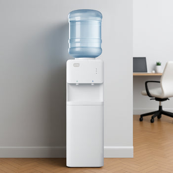 Dispensador de Agua Fría con Garrafón Superior  Modelo: DA-BS1T-W
