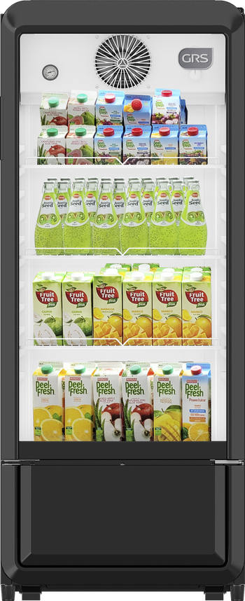 Vitrina refrigerada vertical de 7 Pies cúbicos