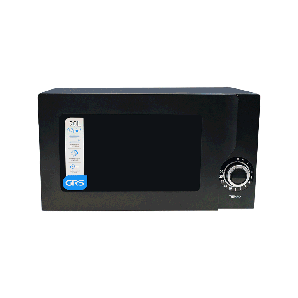 Microondas de 20 litros Negro – GRS Electrodomésticos HN504